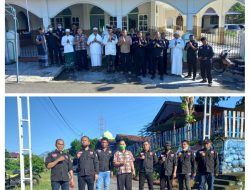 Perisai KGPM Sidang Gloria Bitung Barat Bantu Jaga Keamanan Sholat Id Di Masjid Hibbatullah