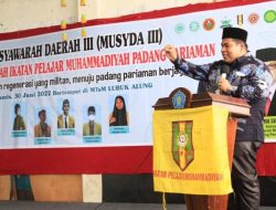 Hadiri Musyda III IPM Padang Pariaman, Begini Pesan Bupati Suhatri Bur