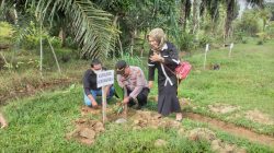 Kapolsek Bendahara Menghadiri Penanaman Pohon Serentak se-Nusantara