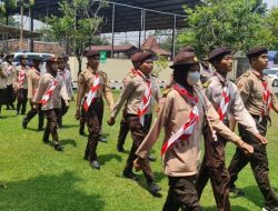 Polres Kendal Berikan Pelatihan Krida Lantas Kepada Anggota Saka Bhayangkara