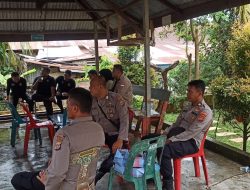 Polsek Rantau Laksanakan Pengamanan Rapat Pleno Terbuka Rekapitulasi Penghitungan Suara