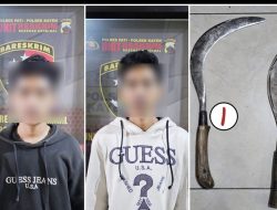 Bacok Dua Korban, Tiga Remaja di Kayen Pati Diringkus Polisi
