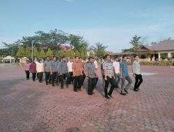 SDM Polres Aceh Tamiang Gelar Latihan Peningkatan Kemampuan PBB Personel