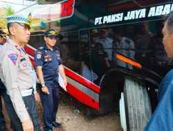 Siapkan Mudik Lebaran: Dishub dan Polres Batang Pemeriksaan Armada Bus