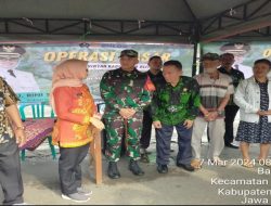 Dandim 0808/Blitar, Dampingi Bupati Blitar Pada Kegiatan Operasi Pasar