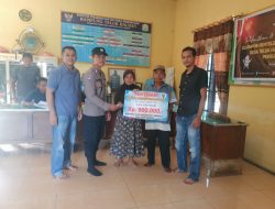 Bhabinkamtibmas Polsek Bendahara Monitoring Penyaluran BLT-DD