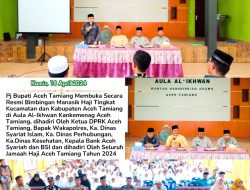 PJ Bupati Asra Membuka Manasik Haji Tingkat Kecamatan se-Aceh Tamiang