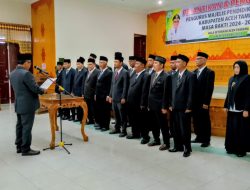 19 Orang MPD Aceh Tamiang Masa Bakti 2024 – 2029 Dilantik PJ Bupati 