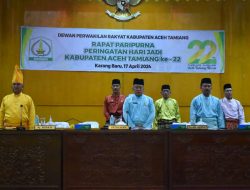 Hadiri Paripurna di Gedung DPRK, PJ Bupati Asra Paparkan Prestasi Aceh Tamiang