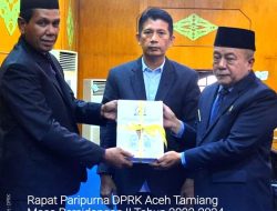 DPRK Aceh Tamiang Paripurna Pembahasan LKPJ Bupati Aceh Tamiang Tahun Anggaran 2023