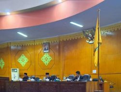 Muhammad Nur, SE Pimpin Rapat Paripurna Penyampaian Nota Pengantar LKPJ Bupati Aceh Tamiang