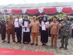 Penyerahan Surat Keputusan Pengangkatan PPPK Jabatan Fungsional Guru, Kesehatan, dan Teknis di Barito Selatan