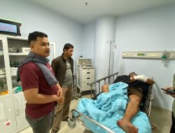 Terima Laporan Ada Korban Akibat Tawuran, Personil Polsek Lubeg Segera Cek Korban Dan TKP