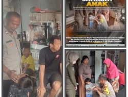 Posyandu Balita Jadi Ajang Aiptu Sumarno Bhabinkamtibmas Maphar Bangun Hubungan Erat dengan Anak-Anak