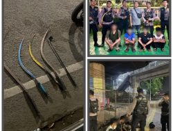 Konvoi Sambil Tenteng Sajam Di Grogol Petamburan, 4 Remaja Ini Diamankan Polres Jakbar