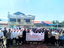 Mahasiswa Universitas Syedza Saintika mengikuti sosialisasi keamanan dan keselamatan perjalanan Kereta API oleh PT. KAI