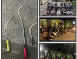 Polisi Amankan Konvoi Remaja Bersajam di Kemanggisan, 10 Orang Diamankan