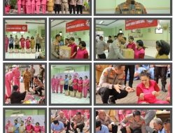 Peduli Sesama, Polres Jakbar Bersama Bhayangkari Salurkan 50 Paket Sembako Kepada Warga Binaan Panti Sosial Binalaras Harapan Sentosa 3