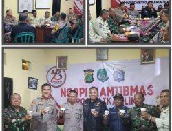 Polsek Pademangan Gelar Ngopi Kamtibmas, Wujudkan Kamtibmas Kondusif di Pademangan Timur