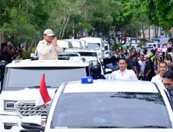 Presiden Prabowo Disambut Meriah di Pembukaan Apel Kasatwil Polri 2024