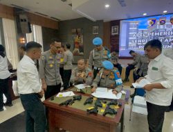 Polda Sumbar Lakukan Pengecekan Senjata Api Personel