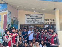 Jumat Berkah, Polwan Puti Singgalang Ditsamapta Polda Sumbar Berikan Santunan kepada Panti Asuhan Khusus Anak Mentawai