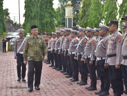 Operasi Ketupat Mulai Digelar, Bupati Aceh Tamiang Apel Pasukan