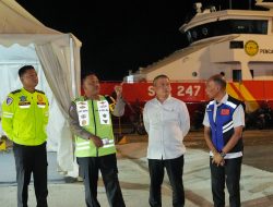 Tinjau Jalur Pelabuhan Merak, Kakorlantas dan Menhub Optimis Lancar