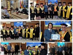 Anggota Depkumham PJI Advokat Lukas Santoso Lulus Doktor IP 3,82