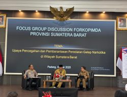 Hadiri FGD, Kapolda Sumbar; Sepakat Satukan Langkah Menekan Peredaran Narkoba