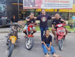 Polresta Padang Berhasil Ungkap Kasus Curanmor, Satu Pelaku Ditangkap