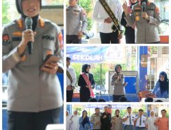 Kabid Humas Polda Sumbar Sambangi SMAN 3  Padang Sosialisasikan Bijak Ber Medsos