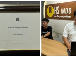 Sosok Moh Nurhusen Seorang Pebisnis Muda Membangun UMKM Service HP iPhone Profesional Bersertifikasi Apple Sertification
