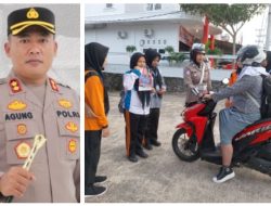 Kapolres Pasbar Dorong Budaya Tertib Berlalu Lintas Lewat “Police Goes To School” di SMA Al-Istiqomah