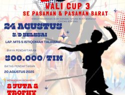 Wali Cup 3 Talamau, Ajang Bergengsi Pemuda Sepasaman Barat & Pasaman