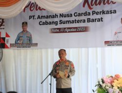 Kapolda Sumbar Resmikan Kantor PT Amanah Nusa Garuda Perkasa di Padang