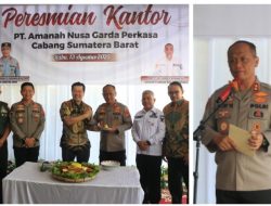 Kapolda Sumbar Resmikan Kantor PT Amanah Nusa Garuda Perkasa di Padang