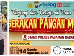 Peduli Rakyat, Kapolres Pasaman Barat Turun Tangan Tekan Harga Pangan