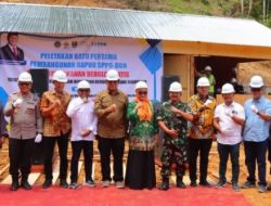 Kapolres Pesisir Selatan AKBP Derry Indra Hadiri Peletakan Batu Pertama Dapur Gizi Gratis di Lumpo