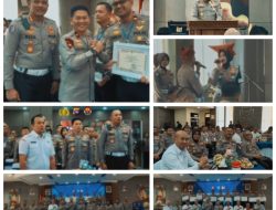 Dirlantas Polda Sumbar Kombes Pol. Reza Chairul Akbar Siddiq Apresiasi Satlantas Berprestasi di Rakernis Lantas 2025