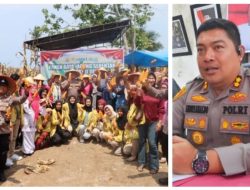 Wujud Nyata Kepedulian Polri, Kapolres Pariaman AKBP Andrenaldo Ademi Gelar Panen Raya dan Pasar Murah