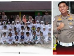 Humanis dan Dekat dengan Anak, Kasat Lantas IPTU A. Agung Ngurah Santa Subrata Jadi Sahabat Baru Siswa TK