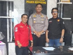 Pererat Kemitraan, Kasat Lantas Sijunjung Sambut Pemred Gagak Hitam dan Wartawan Faktahukum86