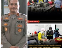 Kepemimpinan Humanis Kapolres Simon Yana Putra, Tegaskan Pentingnya Standar Kebersihan dan Gizi Aman