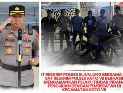 Kasat Reskrim Polres Sijunjung AKP Hendra Yose Pimpin Langsung Penangkapan Pelaku Curat di Koto VII