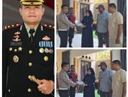 Penuh Haru, Leting DTT Polres Sawahlunto Sambangi Keluarga Almarhum Aiptu M. Yusin di Muarokalaban