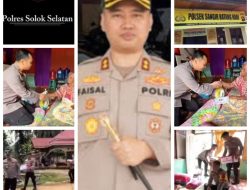 Bakti Sosial Kapolres Solok Selatan, AKBP M. Faisal Perdana Perkuat Kedekatan Polisi dan Rakyat