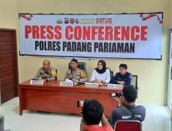 AKBP AHMAD FAISOL AMIR UNGKAP CAPAIAN POLRES PADANG PARIAMAN, KRIMINALITAS TURUN 4,75 PERSEN