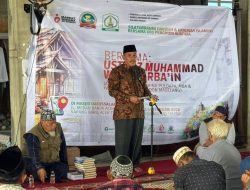 Syuibun Anwar Silaturahmi Dakwah dan Ukhuwah Islamiyah Bersama 600 Penghuni di Huntara