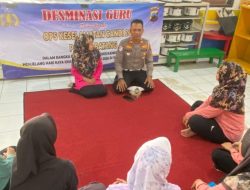 Jelang Mudik Lebaran, Polres Batang “Sowan” ke Guru untuk Sosialisasi Kamseltibcarlantas